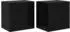 vidaXL TV-Wandregale 2er-Set Schwarz Eichen-Optik 40,5x30x40cm (882938)