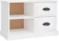 vidaXL TV-Schrank Hochglanz-Wei&szlig; 73x35,5x47,5 cm Holzwerkstoff