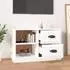 vidaXL TV-Schrank Hochglanz-Weiß 73x35,5x47,5cm Holzwerkstoff