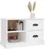 vidaXL TV-Schrank Hochglanz-Weiß 73x35,5x47,5cm Holzwerkstoff