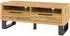 Masseno HALENZA TV-Lowboard 124x50x50cm 2 Schubladen Eiche Wotan (24N0HK41)