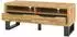 Masseno HALENZA TV-Lowboard 124x50x50cm 2 Schubladen Eiche Wotan (24N0HK41)
