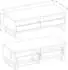 Masseno HALENZA TV-Lowboard 124x50x50cm 2 Schubladen Eiche Wotan (24N0HK41)