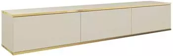 Masseno VENEZIA TV-Lowboard 3 T&uuml;ren 175x32x30cm beige (ORO RTV-175 BEŻOWY)