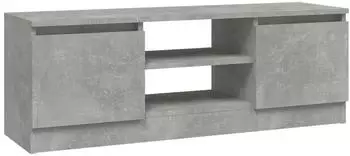 vidaXL TV-Schrank mit T&uuml;r, betongrau, 102x30x36cm (823354)