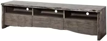 Massivmoebel24 Pure Acacia TV-Board Akazie 191x45x50cm grau lackiert (09-313-886-4004)