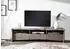 Massivmoebel24 Pure Acacia TV-Board Akazie 191x45x50cm grau lackiert (09-313-886-4004)