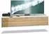 Vladon Lana Lowboard 140x29x37cm, weiß matt / Eiche Natur (50025479)