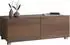 Mirjan24 Calabrini 100 TV-Lowboard 100x37x43cm, Drehtüren, Nuss Warmia (BR03)