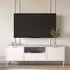 Selsey Vena TV-Lowboard 160cm, 2 Türen, Schublade, weiß