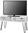 Dorel Home Owen Retro TV-Ständer 106,7cm, weiß (Owen)