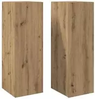 vidaXL TV-Schr&auml;nke 2 Stk. Artisan-Eiche 30,5x30x90 cm Holzwerkstoff