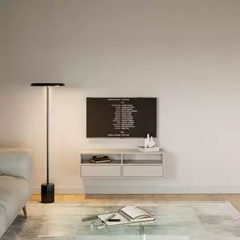 Selsey Framme TV-Hängeboard 100cm, offene Ablagen, kaschmirgrau