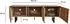 Finebuy Lowboard 160cm Akazien-Massivholz, 3 Türen, 3D-Optik (FB110656)