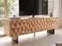 Finebuy Lowboard 160cm Akazien-Massivholz, 3 Türen, 3D-Optik (FB110656)
