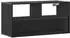 vidaXL TV-Schrank schwarz 80x31x39,5 cm Holzwerkstoff und Metall (848924)