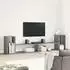 vidaXL TV-Schränke 2 Stk., grau Sonoma, 100x30x50 cm, Holzwerkstoff (840798)
