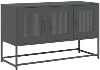 vidaXL TV-Schrank anthrazit 100,5x39x60,5cm kaltgewalzter Stahl (853340)