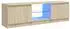 vidaXL TV-Schrank mit LED-Leuchten, Sonoma-Eiche, 120x30x35,5cm (804286)