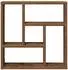 vidaXL Wandregal Altholz-Optik 45x16x45cm Holzwerkstoff (856071)