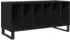 vidaXL Schallplattenschrank schwarz Eichen-Optik 100x38x48cm (862907)