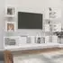 vidaXL TV-Schrank-Set 6-tlg., weiß, Holzwerkstoff (3114262)
