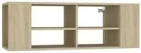 vidaXL TV-Wandschrank Sonoma-Eiche 102x35x35 cm Holzwerkstoff