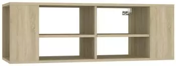 vidaXL TV-Wandschrank Sonoma-Eiche 102x35x35cm Holzwerkstoff (806241)