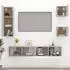 vidaXL TV-Schrank-Set 5-tlg. betongrau Holzwerkstoff (3114441)