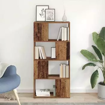 vidaXL TV-Schrankset braun, Holzwerkstoff, 60x24x125,5 cm