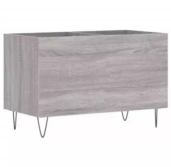 vidaXL Schallplattenregal Sonoma Grau 74,5x38x48cm Holzwerkstoff