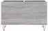 vidaXL Schallplattenregal Sonoma Grau 74,5x38x48cm Holzwerkstoff