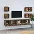 vidaXL TV-Schrank-Set 7-tlg. Räuchereiche Holzwerkstoff (3120242)