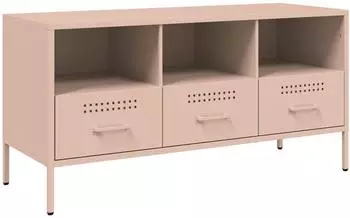 vidaXL TV-Schrank rosa 100,5x39x50,5cm Stahl (843037)