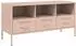 vidaXL TV-Schrank rosa 100,5x39x50,5cm Stahl (843037)