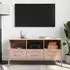 vidaXL TV-Schrank rosa 100,5x39x50,5cm Stahl (843037)