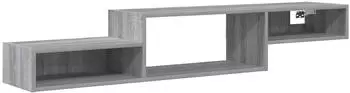 vidaXL Wandmontierter TV-Schrank Grau Sonoma 150x28x26cm (8005994)