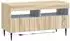 vidaXL TV-Schrank Zwolle Sonoma-Eiche Holzwerkstoff LED