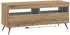 vidaXL TV-Schrank mit LED, Altholz-Optik, Holzwerkstoff (897653)