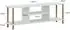en.casa Ærøskøbing Lowboard 2 Ablagefächer, weiß, 120x43x29cm
