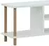 en.casa Ærøskøbing Lowboard 2 Ablagefächer, weiß, 120x43x29cm