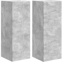 vidaXL TV-Wandschrank 2 stk. Beton Holzwerkstoff