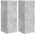 vidaXL TV-Wandschrank 2-tlg. 30x31x80cm Holzwerkstoff, betongrau (892296)