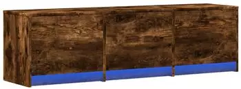 vidaXL TV-Schrank geräucherte Eiche 140x34x40cm Holzwerkstoff (8006559)