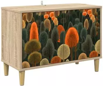 vidaXL ZAANDAM TV-Schrank 69x33x50cm Sonoma Holzwerkstoff (8007000)