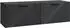 vidaXL TV-Schrank wandmontiert, schwarz, 98x31x30cm, Holzwerkstoff (898726)