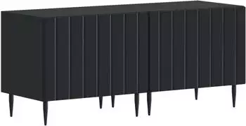 vidaXL TV-Schrank schwarz, Holzwerkstoff (896456)