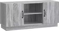 vidaXL TV-Schr&auml;nk 102 x 34,5 x 47 cm Sonoma-Grau Holzwerkstoff