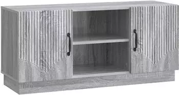 vidaXL TV-Schrank Sonoma-Grau 102x34,5x47cm Holzwerkstoff (895391)