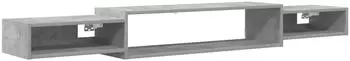 vidaXL Wandmontierter TV-Schrank betongrau 180x28x21cm (8006008)